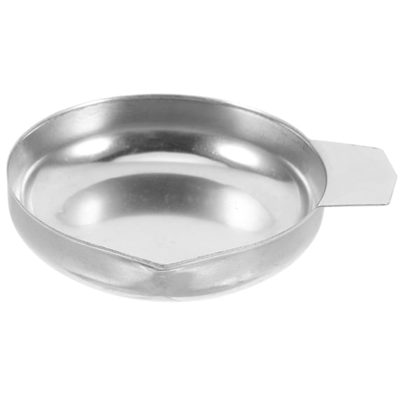 Masteelf Digital Bowl Scale Coffee Bean Weighing Tray Night Light Lab Dishes Cups for Herb Silver