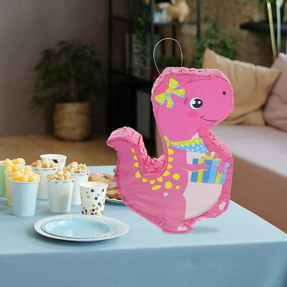 Masteelf Dinosaur Pinata for Party Decoration Made of Paper Assorted Color Ideal for Birthday Fiesta Events 1 Set