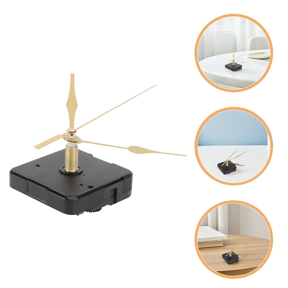 Masteelf Diy Clock Repair Parts Shaft Long Clock Movement With Hands Ideal For Wall Clock Replacement Home Decor And Art Projects