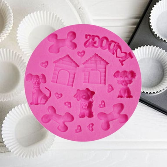 Masteelf Dog-Shaped Cake Mold for Baking and Decorating, Ideal for Birthday Celebrations and Homemade Pet Treats