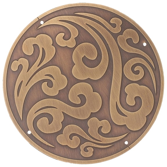 Masteelf  Doors Brushed Gold Cabinet Handles Antique Patches