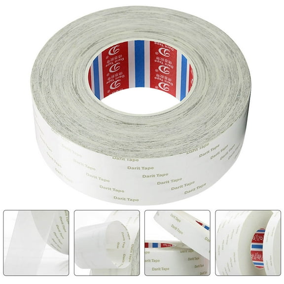 Masteelf Double-Sided Adhesive Tape with Translucent Cotton Paper Backing, Extra Strong Sticky Tape for Crafts, Office, Home, and Use
