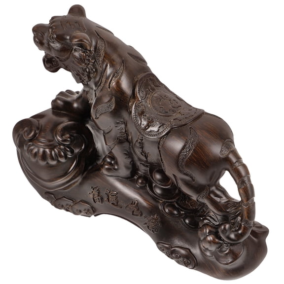 Masteelf Figurines Set Imitation Ebony Wood Vivid Office Decor Collectible Ornament