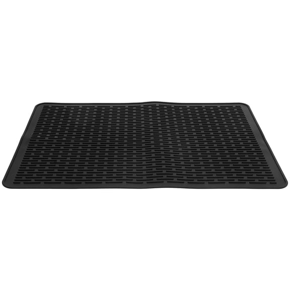 Masteelf Drainer Sink Mat Draining Mat 71.00X50.00X0.20CM Black