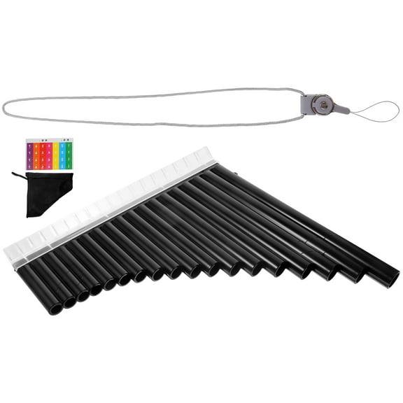 OFFIGAM Pan Flute Instrument for Beginners and Professionals, ABS Resin Material, 1 Set for Music Performance and Practice
