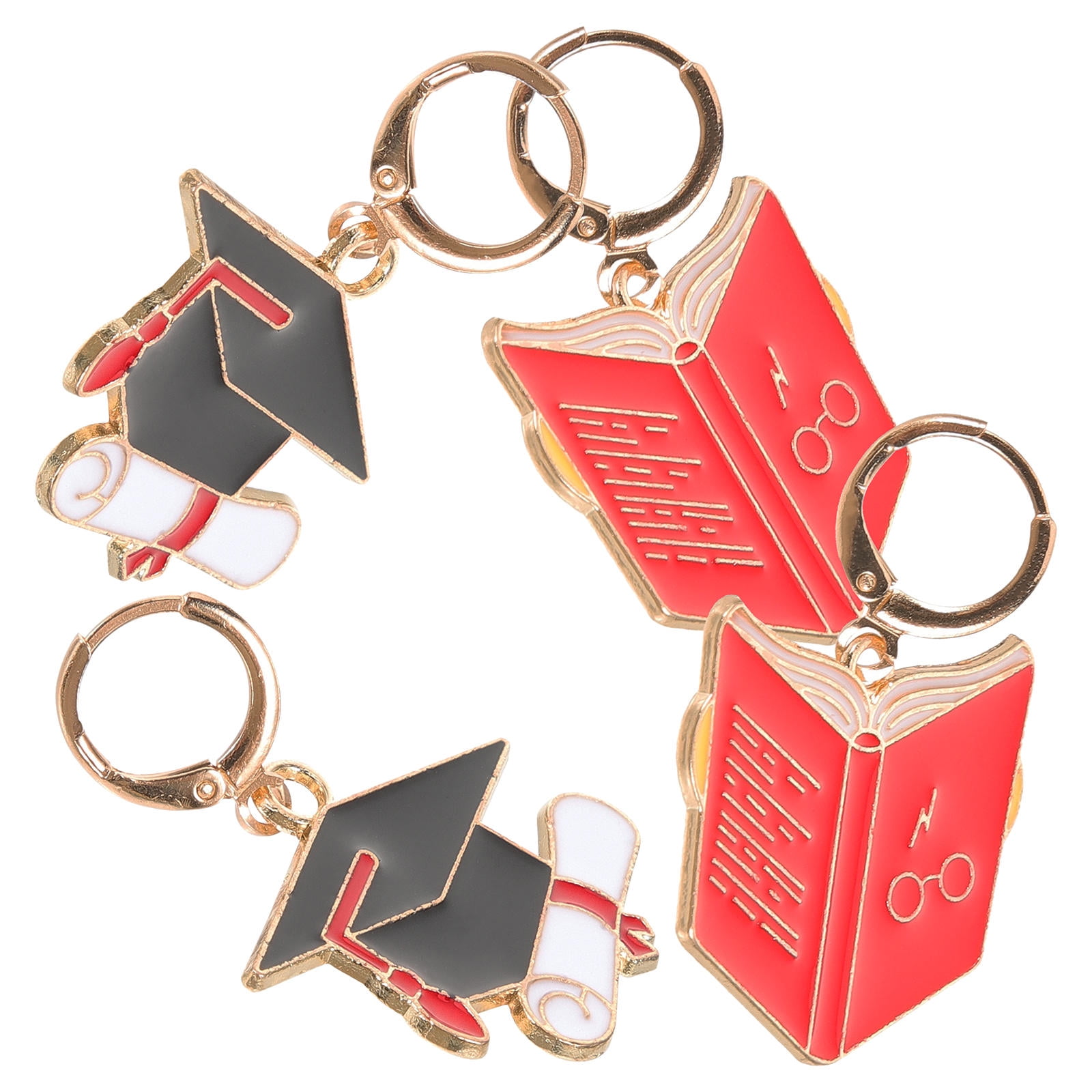 Masteelf Durable Assorted Color Metal Graduation Dangle Earrings for ...