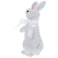 thumbnail image 1 of Masteelf Resin Easter bunny Statue with Rattan Effect and Bowknot Decoration for Home Decor .5 Inches, 1 of 8