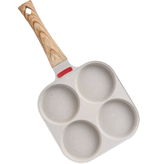 Masteelf Nonstick Frying Pan with Medical Stone Coating, Beige, 4 Capacity, Kitchen Cookware