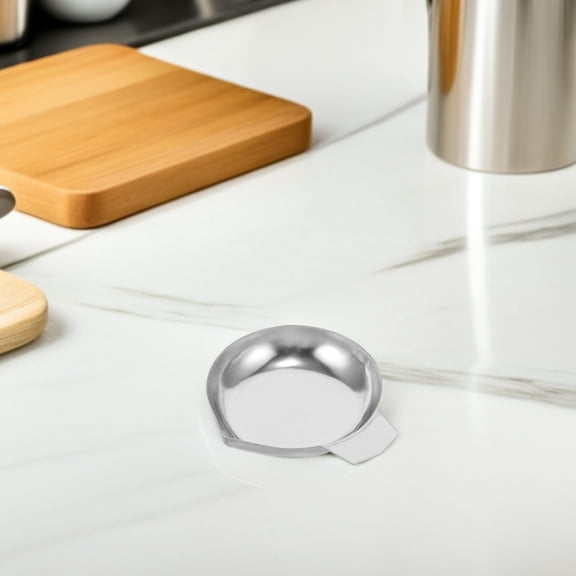 OFFIGAM Weighing Boats Scale Pan 6Pcs Silver For Professional Use