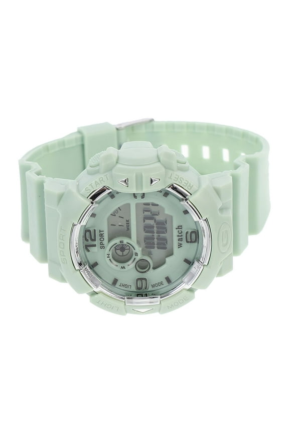 Electronic Watch Casual Digital Calendar Business Women's Green