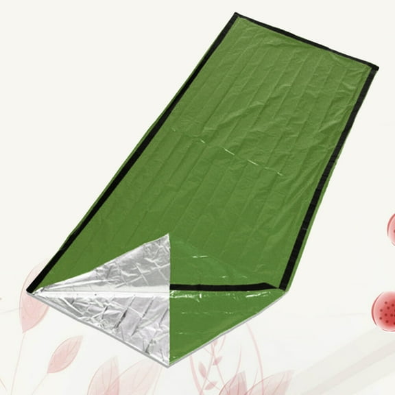 Masteelf Emergency Sleeping Bag for Outdoor Use Lightweight PE Thermal Survival Camping Bag Ultrathin Foldable