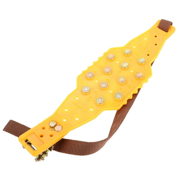IDEANATEGRATE Snow Cables For Car Tires Car Snow Chain Yellow PP 1Set