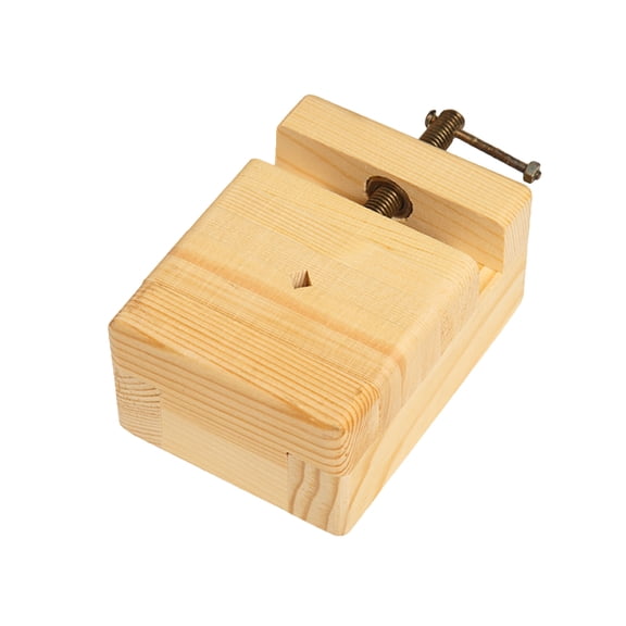 Masteelf Engraved Tool for Carving Made of Composite Material with Comfortable Grip Light Brown 9 5x6 5x4 5cm