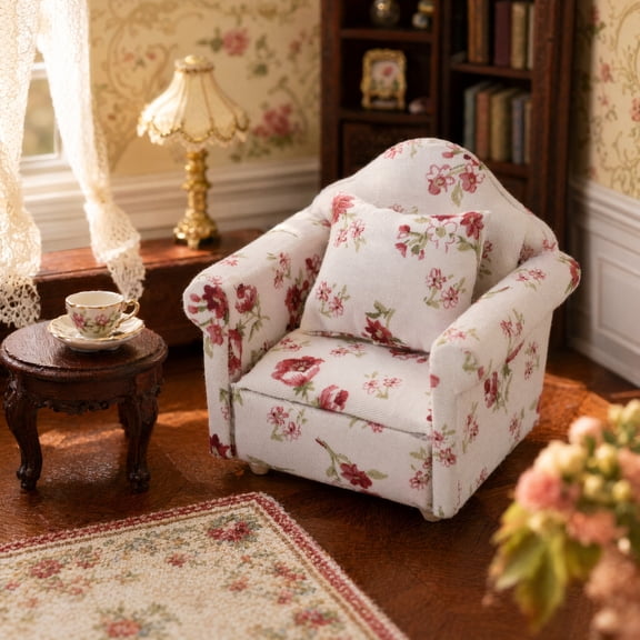 Masteelf Miniature Dollhouse Furniture Kit Small Scale Individual Pieces for Decoration