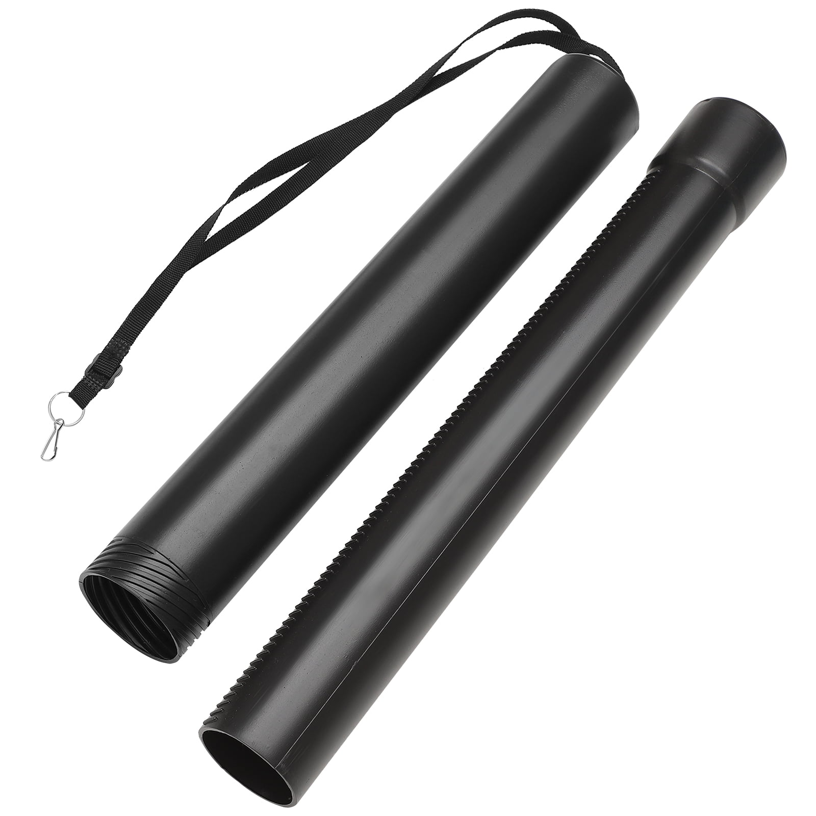 Extendable Poster Tube for Storage with Adjustable Strap Black ABS Material 16503596