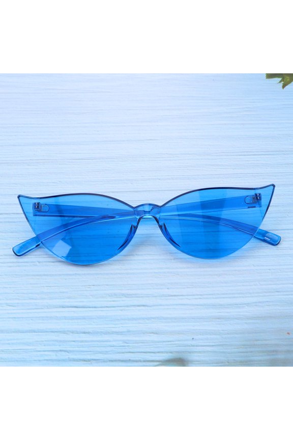 Eye Sunglasses for Beach and Party Fashionable PC Material Lightweight Design Fits Most Faces 5 7 Inches