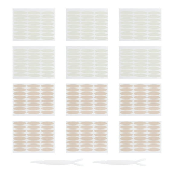 Masteelf Eyelid Tape Adhesive Invisible Double Eyelid Tape Stickers with Tools