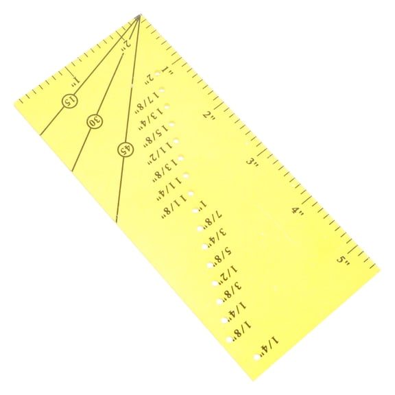 Masteelf Patchwork Sewing Ruler for Sewing Machines, Easy-to-Use Measuring Tool for Accurate and Precise Sewing Projects