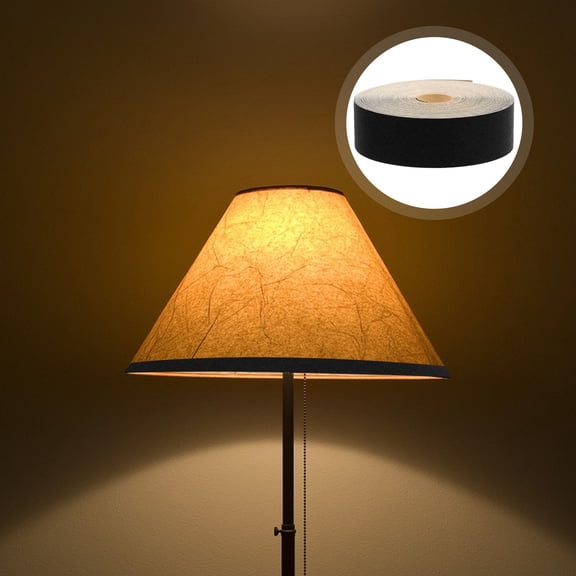 Masteelf Fabric Tape For Clothes And Lamp Shade Edging For No Sew Tape And Self Adhesive Felt Pads Roller DIY Round Drum Lamp Shade