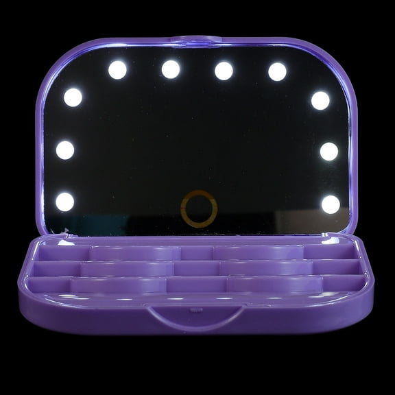 SWETRACE LED Eyelash Storage Box Eyelash Organizer Box 1Pcs 4.32X2.83X0.79in