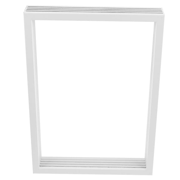 Masteelf Baby Handprint and Footprint Frame Art Print Wooden Display Case for Family Keepsake, White, Freestanding or Wall Hanging