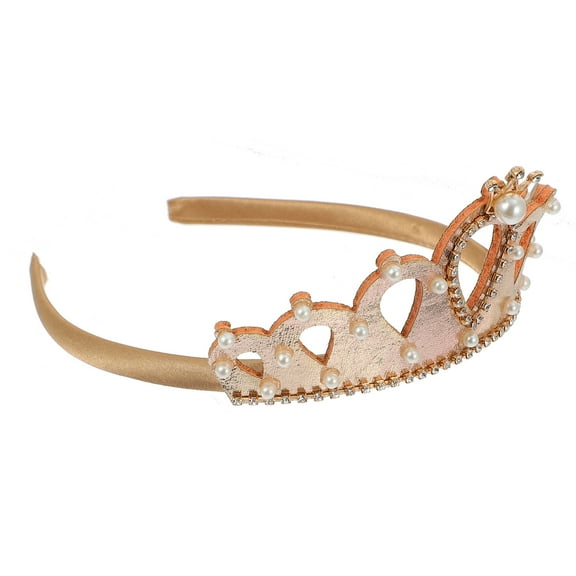 Masteelf Fashionable Girls Tiara Princess Crown Headband for Baby Child Golden