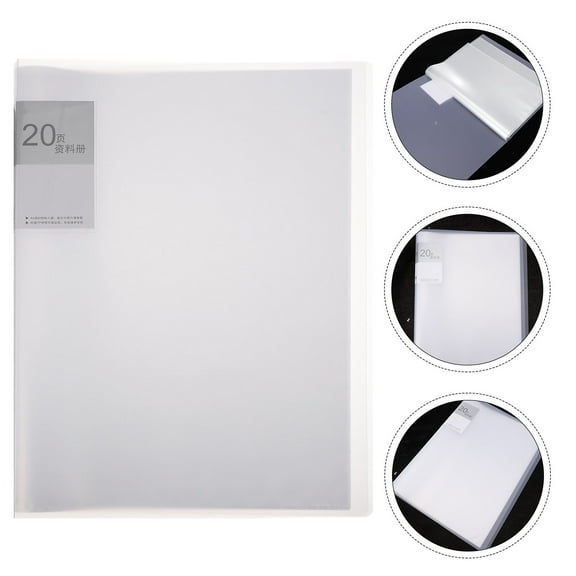 Masteelf File Folder Binder Booklet Practical Currency Bill Office