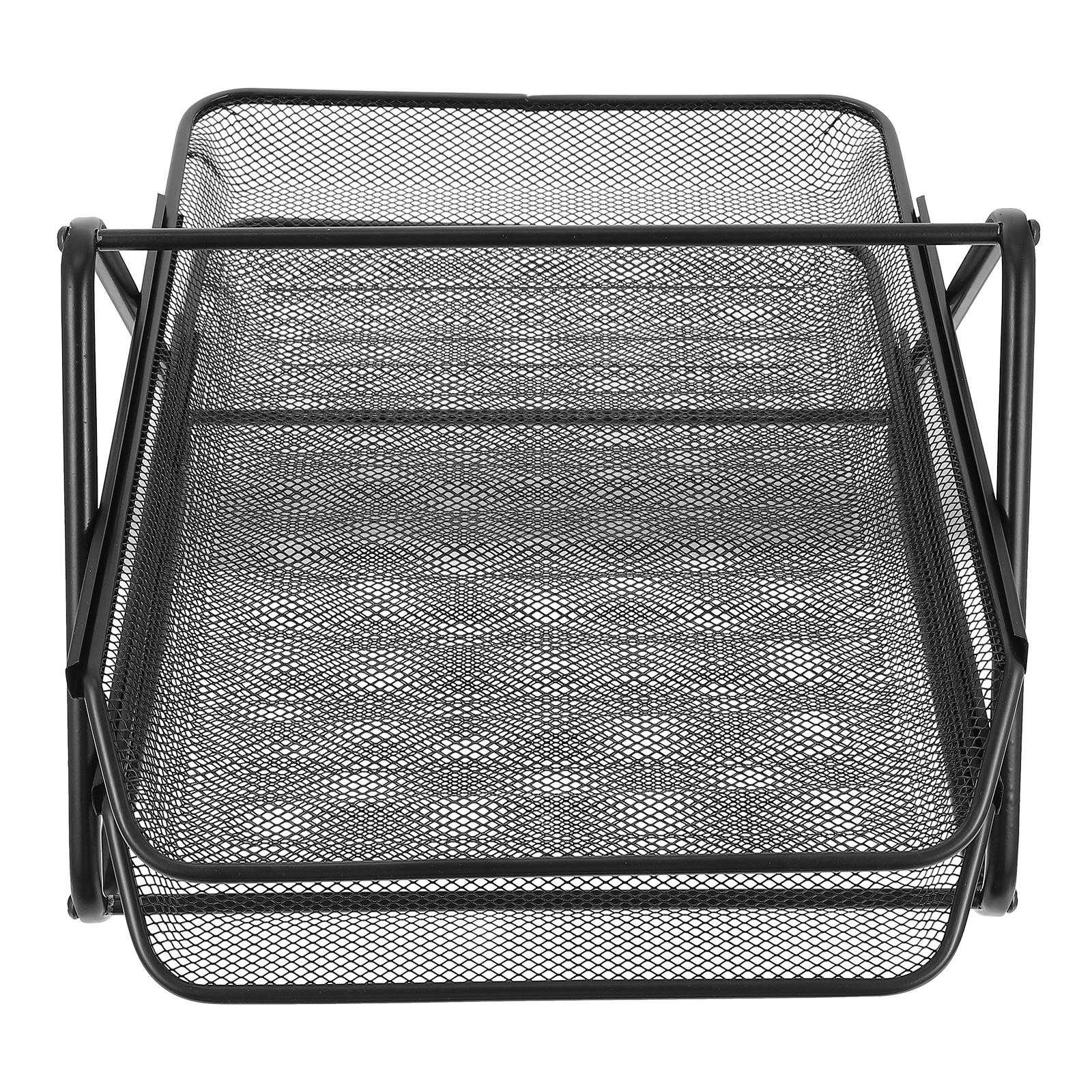 Masteelf  File Rack Organizer Office Trays Folder Paper Binder Clips Black