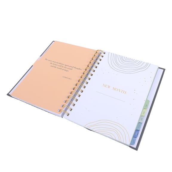 Masteelf  Financial Plan Schedule Book Three-dimensional Announcement Board Work Black