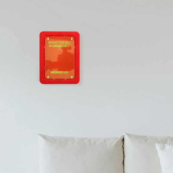 Masteelf Fire Extinguisher Cabinet Wall Mounted Fire Key Cabinet Emergency Key Storage Box For Home And Office Multi-Functional Organizer For Keys