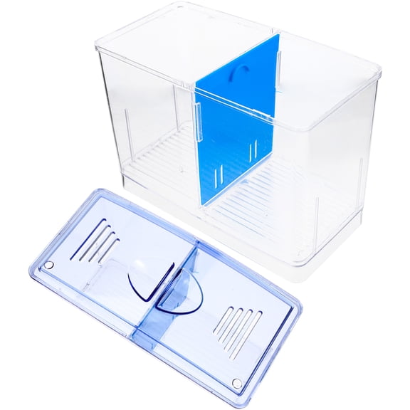 Masteelf Fish Breeding Box Fish Tank Hatchery Incubator Miniature Isolation Double Box Acrylic Breeding Box