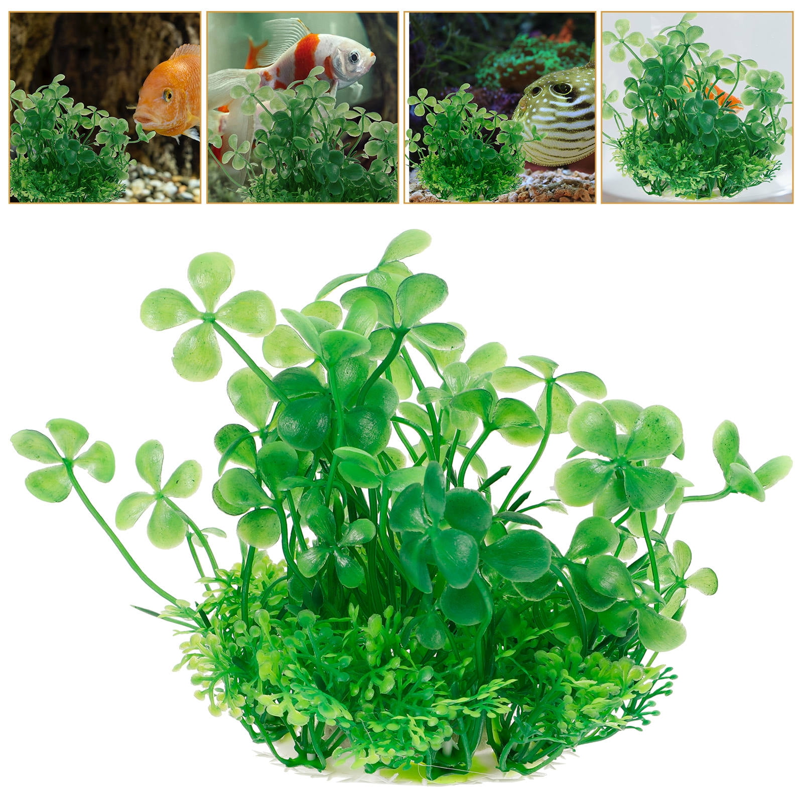 Masteelf Fish Tank Plants Decorations Aquarium Artificial Realistic ...