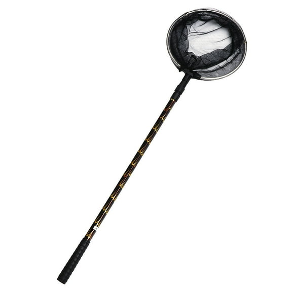 Masteelf Telescopic Pole Fishing Net with 1.7m Extendable Handle Pool Skimmer for Outdoor and Pond Use