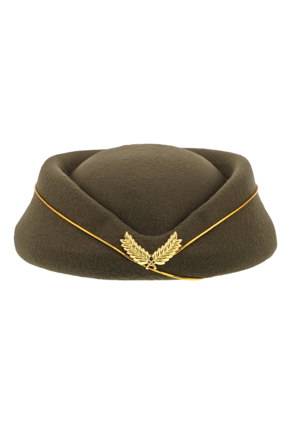 Flight Attendant Beret Cap Soft Acrylic Fibers Air Hostess Hat Beret Cap Stewardess Hat Flight Attendant Hat Cosplay Stewardess Hat