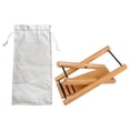 thumbnail image 1 of Masteelf Foldable Camping Stool Sturdy Guitar Stool 27.5x14cm, 1 of 8