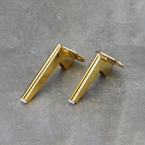 Masteelf Adjustable Decorative Furniture Legs with Golden Finish for Bed Frame Support and Stability