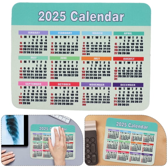 Masteelf Gaming Mouse Pad for Women Computer Desk Mat Calendar Office
