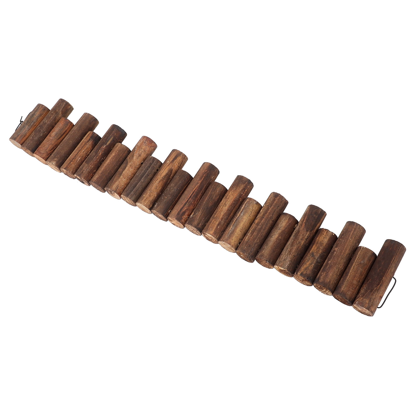 Masteelf Wooden Garden Fence, Decorative Wood Garden Edging Border For Flower Bed And Landscape Fencing Outdoor Fence For Yard And Patio Path Edging