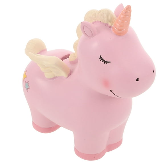 IDEANATEGRATE Unicorn Piggy Bank with Chic Design for Kids 1Pack 7.1x6.9x3.3in