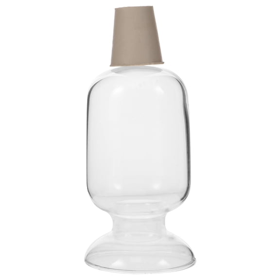 Masteelf Glass Bottle with Stopper Sample Storage Bottle Empty Storage Bottle Sample Glass Jar(125ml)