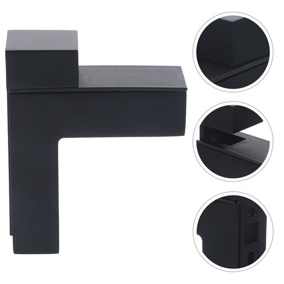 Masteelf Frameless Glass Clamp Bracket for Flat , Glass Mounting Clip, Glass Holder for Shower, Balcony, and Railings