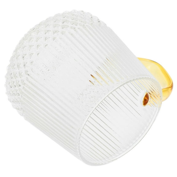 Masteelf Glass Coffee Mug With Handle Single Layer Glass Cup Home Coffee Mugs Pitchers   Milk Pourer For Tea Maple Syrup Serving