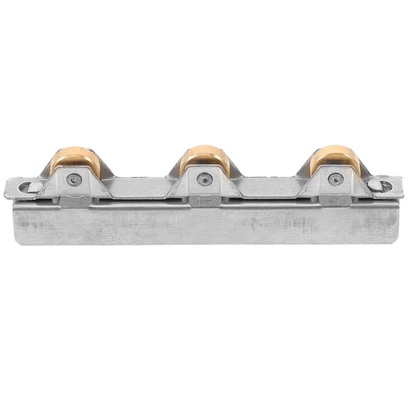 OFFIGAM Brass and Steel Sliding Glass Shower Door Rollers, Simple Design, 1 Pack, Size 3.1 x 0.8 x 0.5 inches