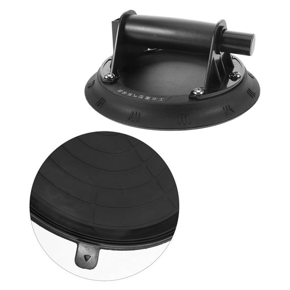 Masteelf  Glass Lifter Tool Suction Cup Bathrooms Vacuum Adsorption Black