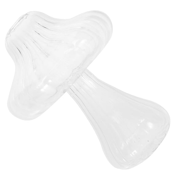 Masteelf Glass Mushroom Vase Hydroponic Container Plants Office