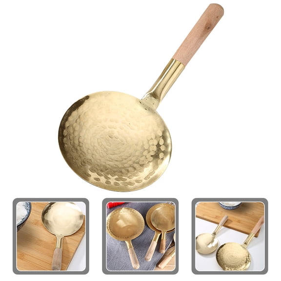 SWETRACE Tofu Spoons Hot Pot Spoon Copper 1Pcs