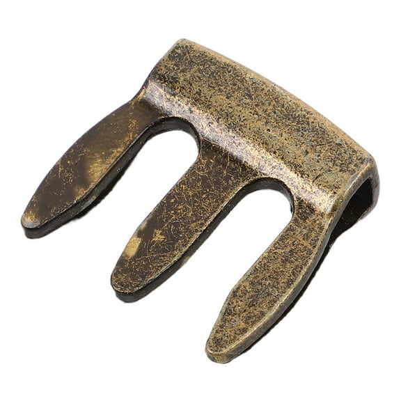 Masteelf Golden Metal Violin Practice Mute for Quiet Sessions with Durable Claw Design and Easy Installation 4.5 x 3.2 inches