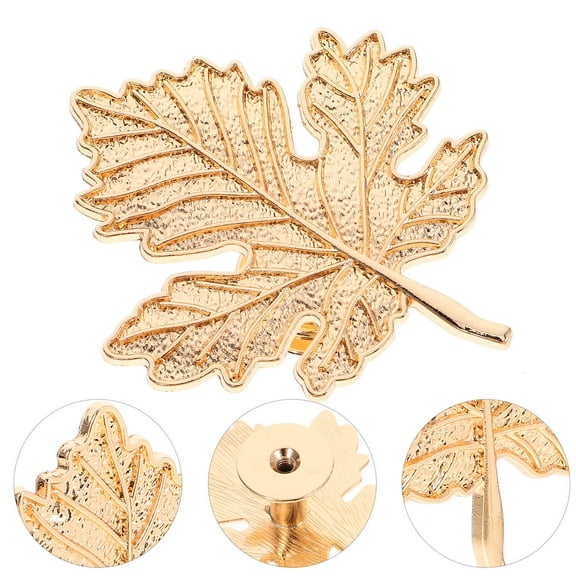 Masteelf Golden Zinc Alloy Kitchen Cupboard Door Knobs for Home Use with Simple Design and Easy Installation