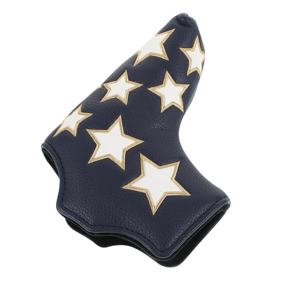 Masteelf Blue Golf Club Head Cover with Durable PU Material for Outdoor Use and Protection 1PC