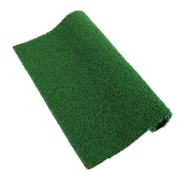 Masteelf Green Artificial Grass Square Mats Fake Grass Tiles Placemats Table Centerpiece Event Party Patio Pets Turf Patch DIY Crafts